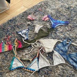 Mix match bikini tops and bottoms